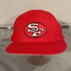 Mitchell & Ness Nostalgia Co Philadelphia Hat Cap SF 49ers NFL 7.5 *See Photos*